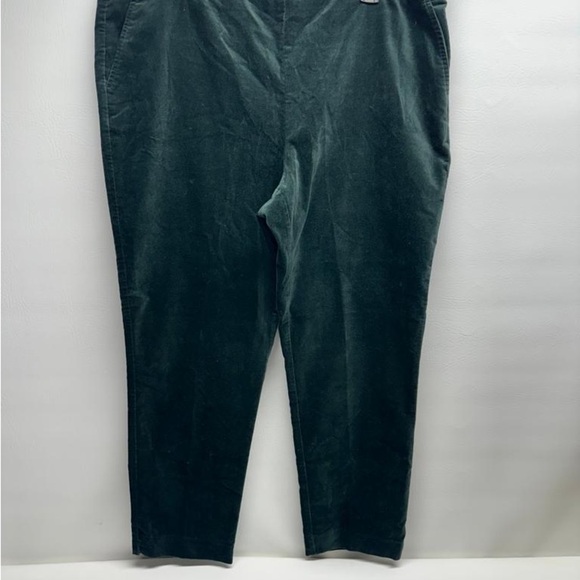 J.Jill velvet Evergreen womens petite pants size 18P nwt - Picture 2 of 7